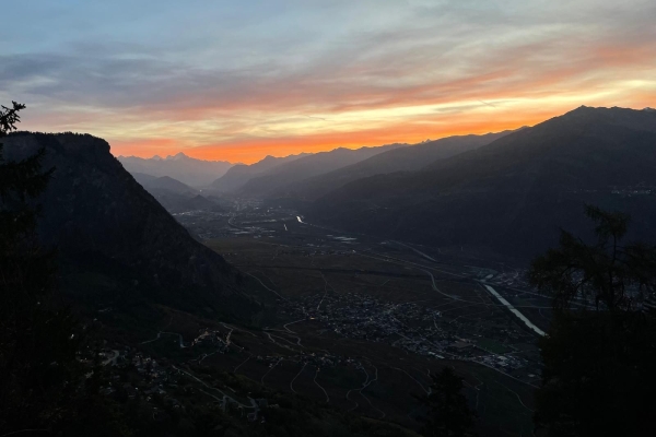 Levé de soleil depuis Grand Garde