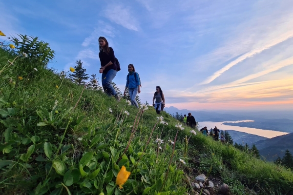 Wandern zwischen den Lichtermeeren