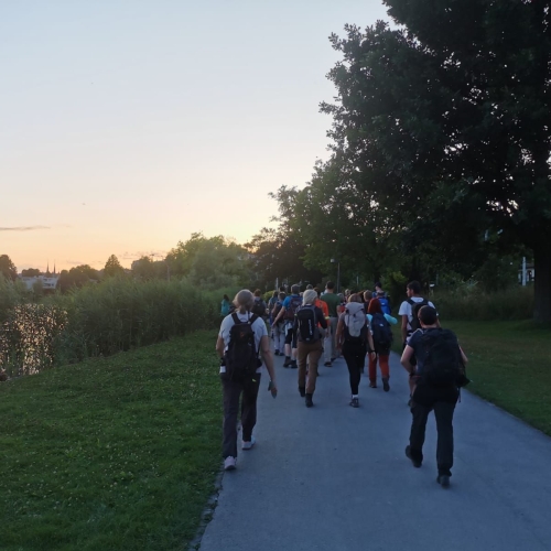Die Wandernacht beginnt